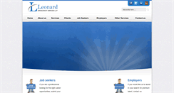 Desktop Screenshot of leonardconsultancy.com