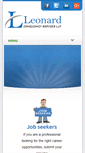 Mobile Screenshot of leonardconsultancy.com